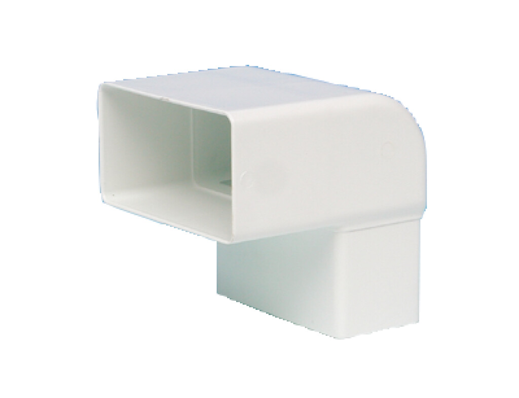 COUDE 90° TUBE PLAT D.100 ECO BLANC 