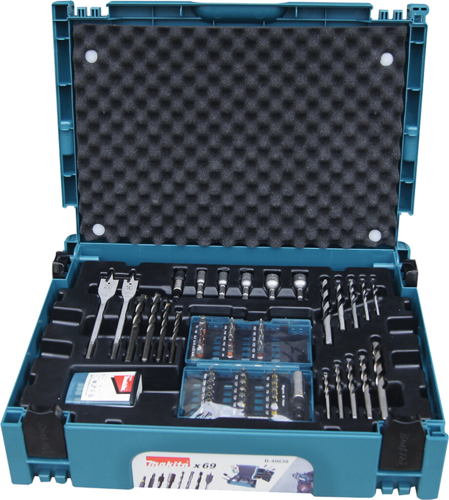 MAKITA SET MECHES/BIT - 69 PIECES 