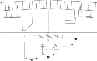 VEROUILLAGE AUTOMATIQUE POUR DOUBLE PORTE 