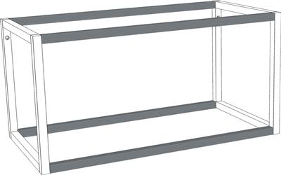 ONE VERBINDERSET 900MM ZWART