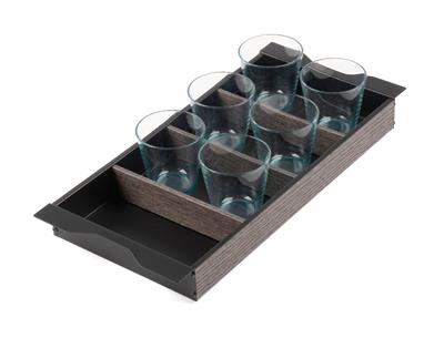 FILO BOX SUPPORT VERRES NOIR