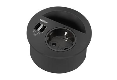 EVOLINE CERCLE 80 B-F + USB NOIR