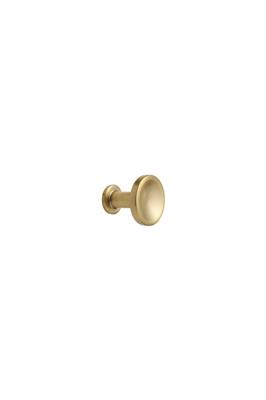 KNOP CHATEAU Ø30X30 ZAMAK GEBORSTELD GOUD