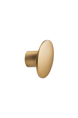 KNOP DOME 49.8X35.9X25,6 ZAMAK GEBORSTELD GOUD