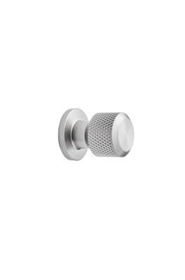 BOUTON MANOR ROUND Ø30X35 ZAMAC LOOK INOX