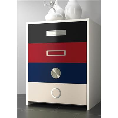 9086689 PD TOUCH-IN POIGN.ROND INOX/DF84 