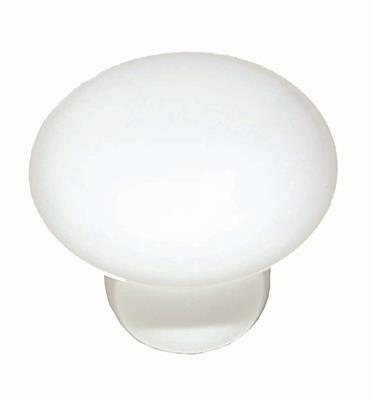 BOUTON PORCELEINE 33 MM BLANC 