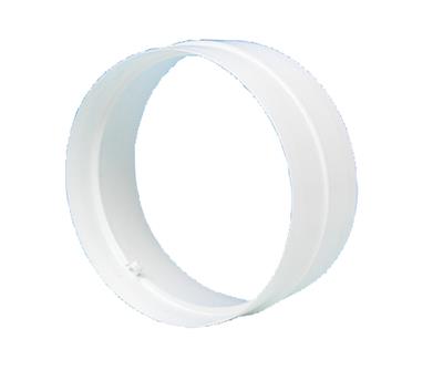 RACCORD TUBE ROND D.100 BLANC 