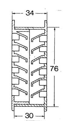 GRILLE D'AERAT.S.D.BAIN 455X90 BLANC 