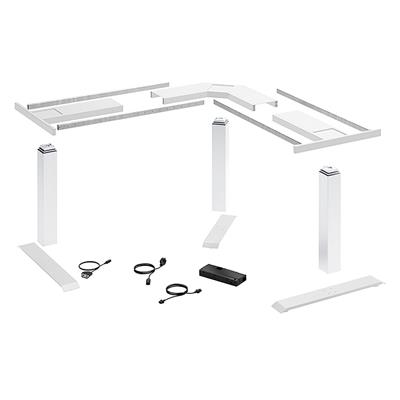 SUPPORT TABLE SET 90° LEGA DRIVE BLANC/ANTHRACITE 