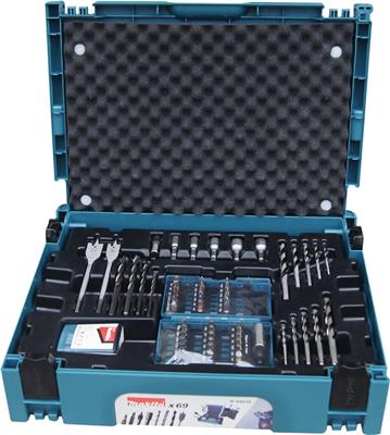 MAKITA SCHROEF/BOOR BIT SET - 69 DELIG 