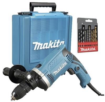 MAKITA FOREUSE PERCUSSION 710W 16MM+VALISE+FORETS + SET DE MECHES