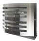 PANEIR ALFA JALOUSIE INOX/INOX D.125MM