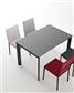 TABLE EXT. POKER 120X80 ANTHRA-VERRE ANTHRACITE 