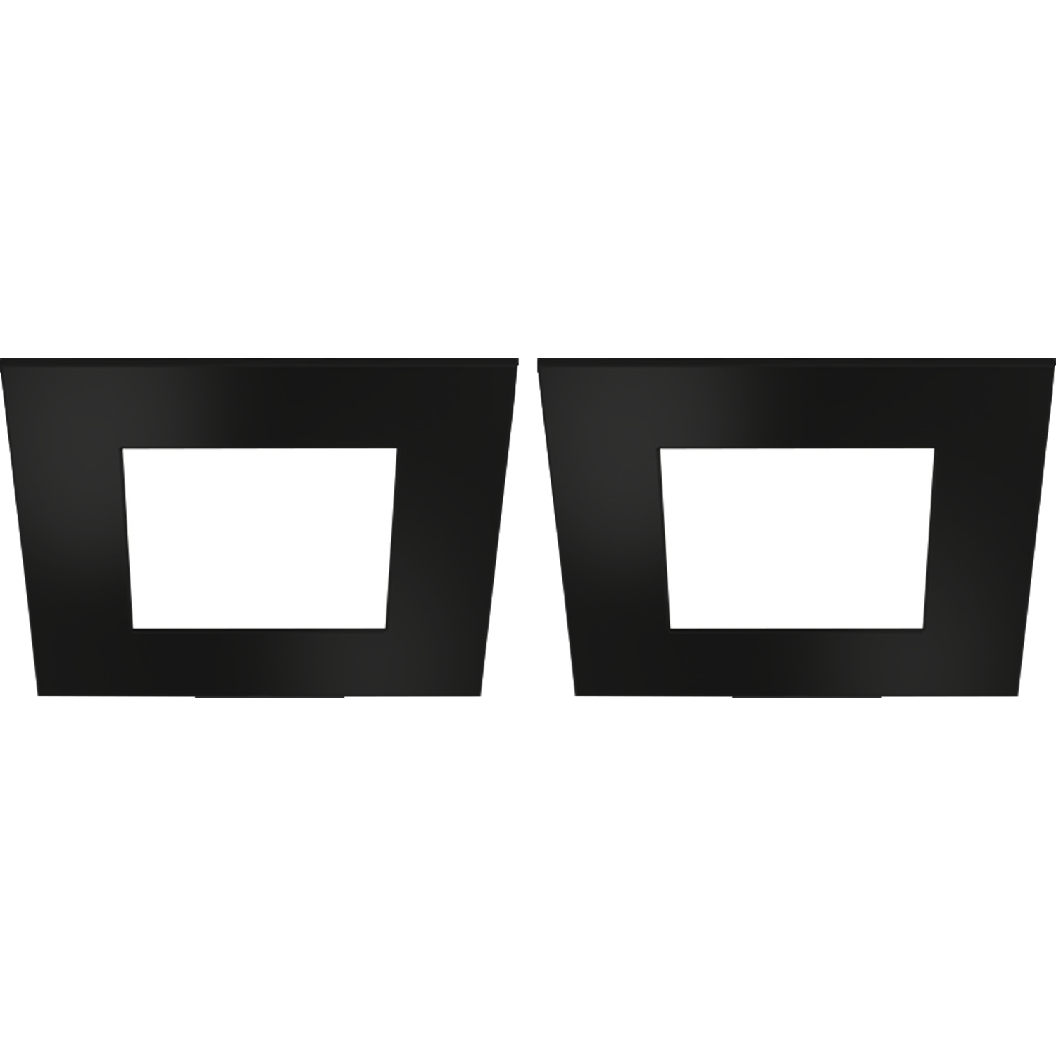 Hera set 2 x fq-68 Led 4w 24V 3000K noir + transfo Led 15