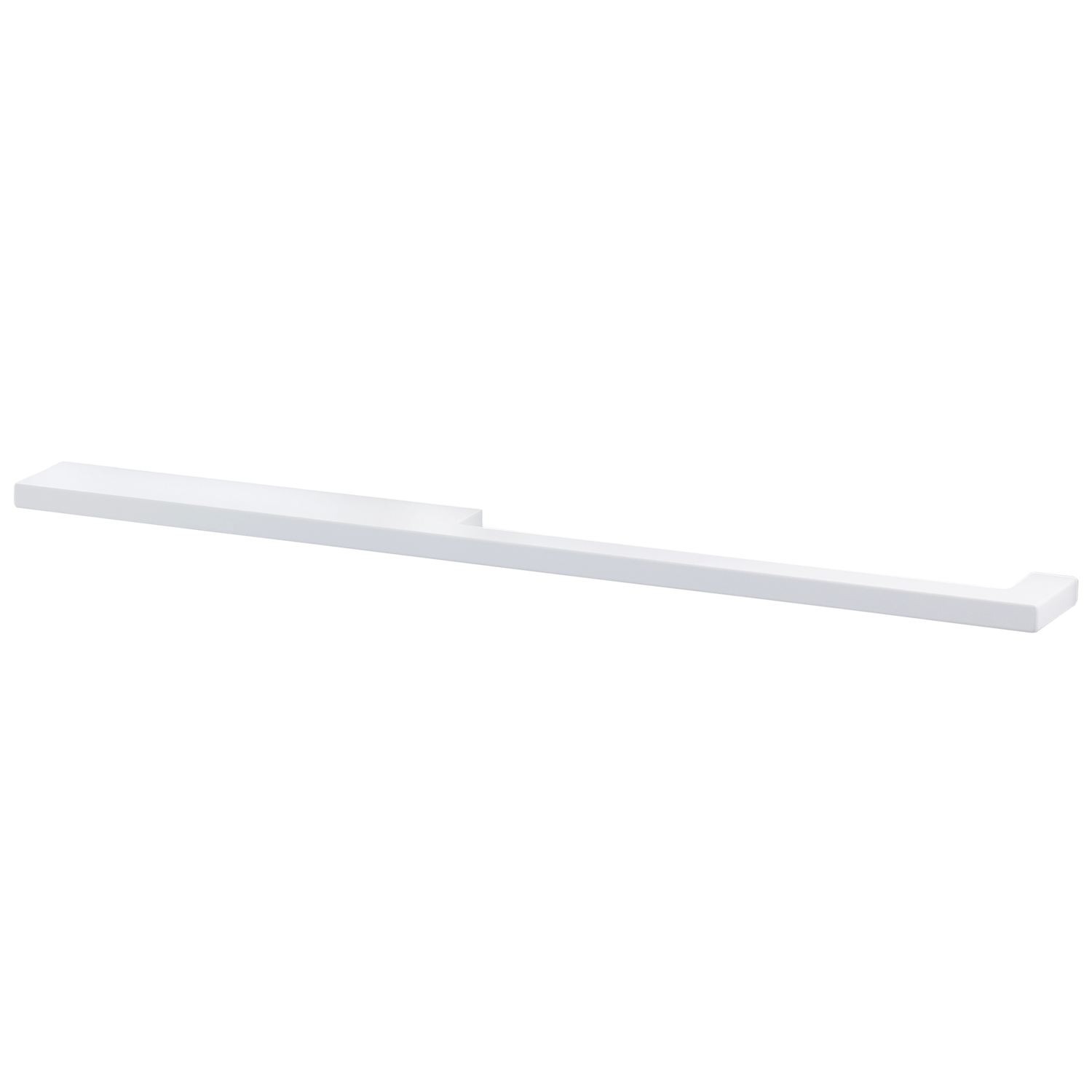 Greep drimo 320mm aluminium / wit asymmetrisch