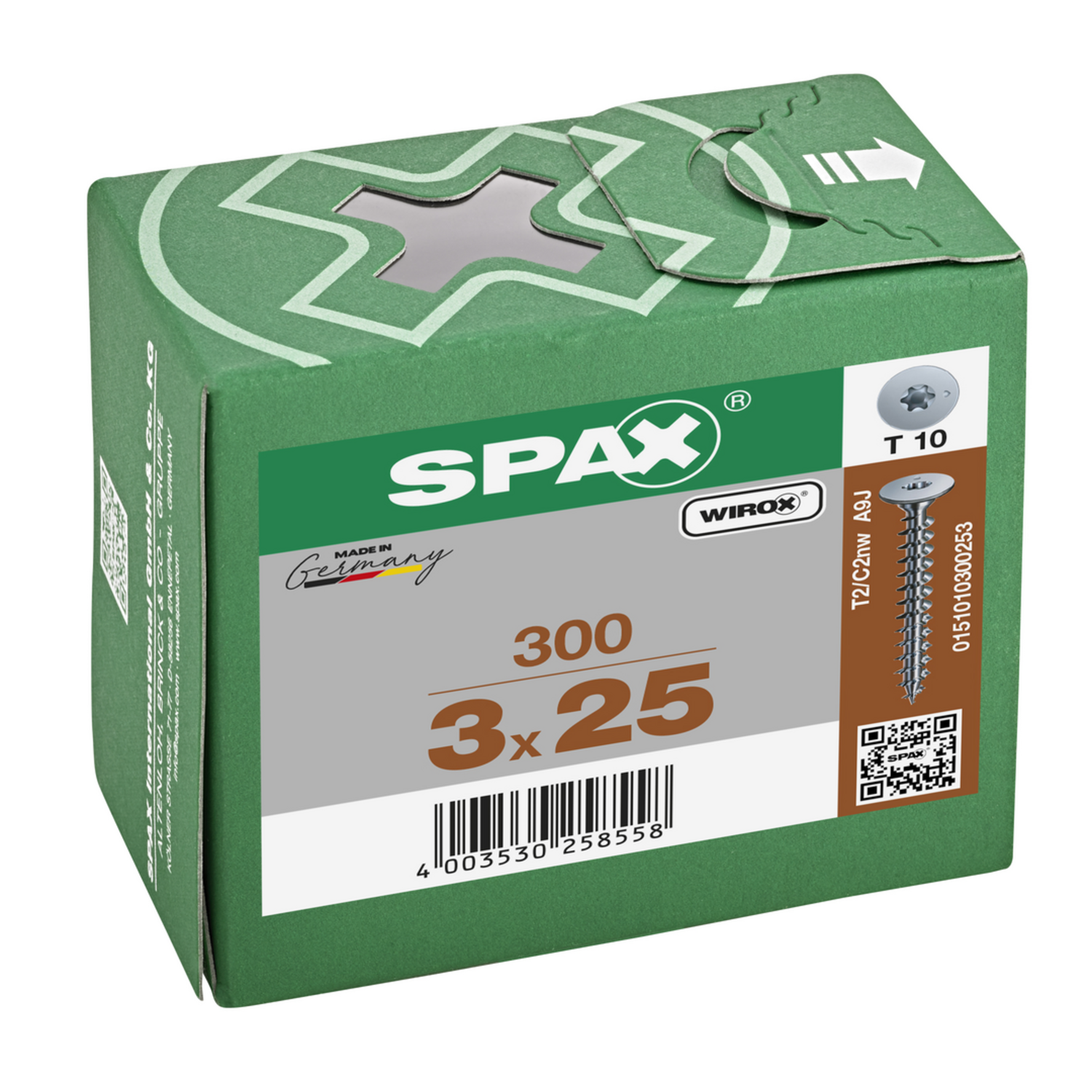 Vis paroi arrière Spax T-STAR Plus 3 x 25