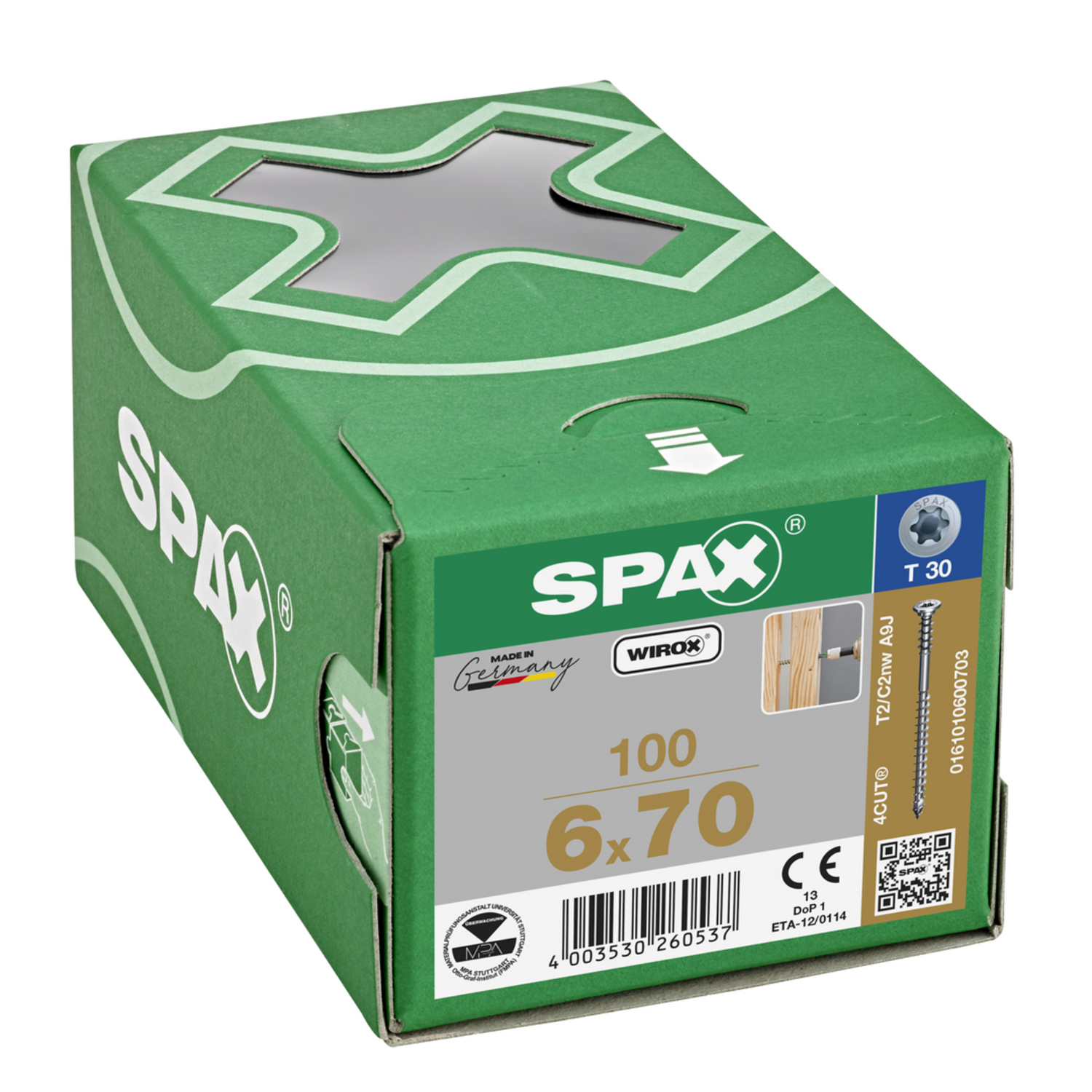 Spax vis de réglage T-Star Plus 6 x 70
