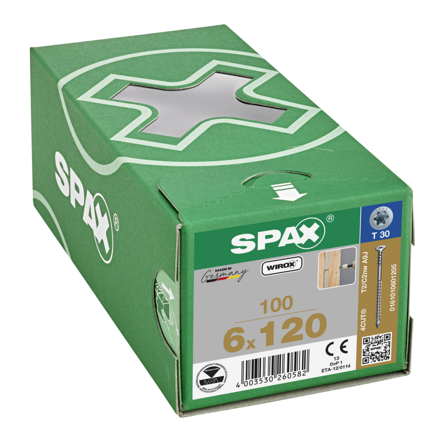 Spax vis de réglage T-Star Plus 6 x 120