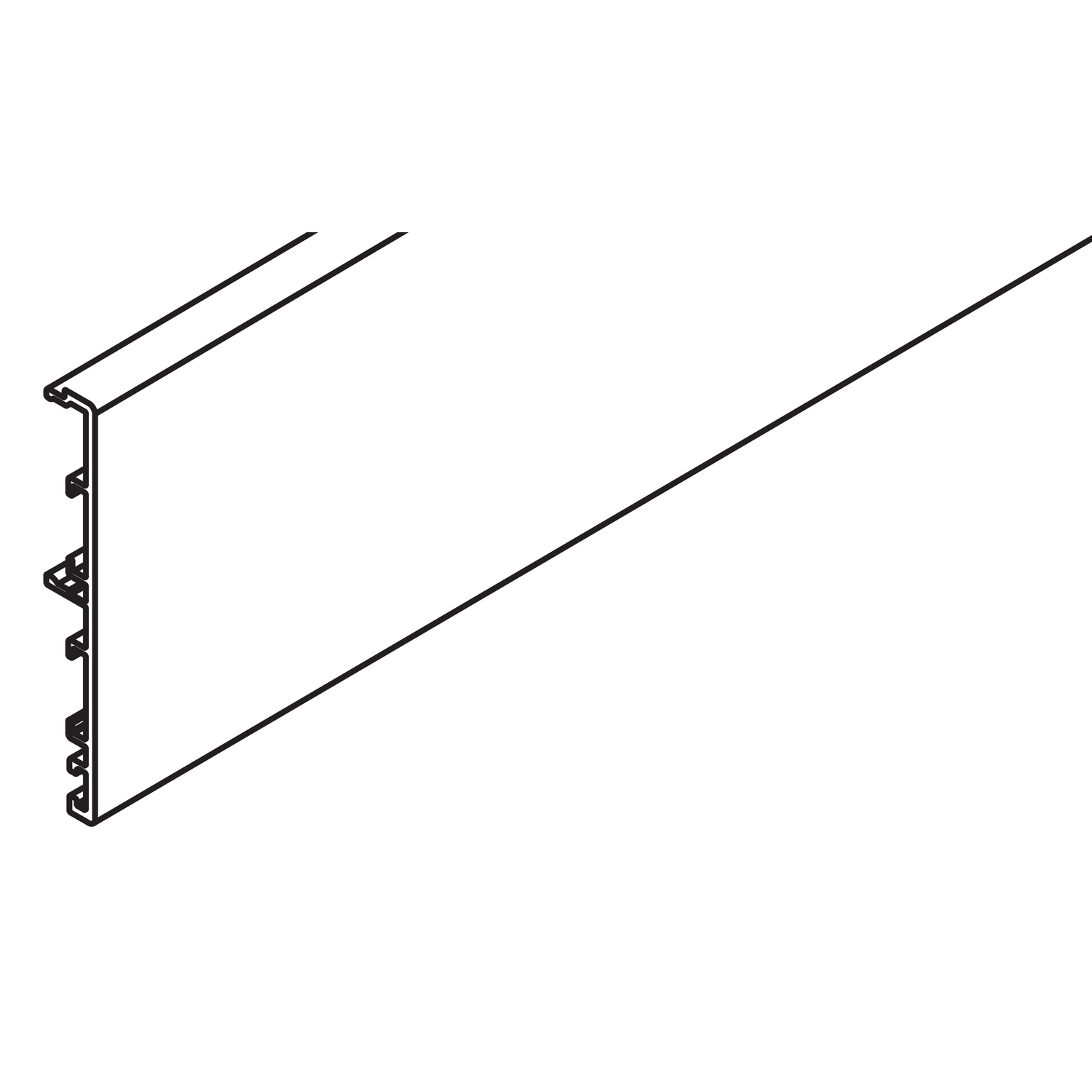 Hawa Porta plinthe alu 2500mm 