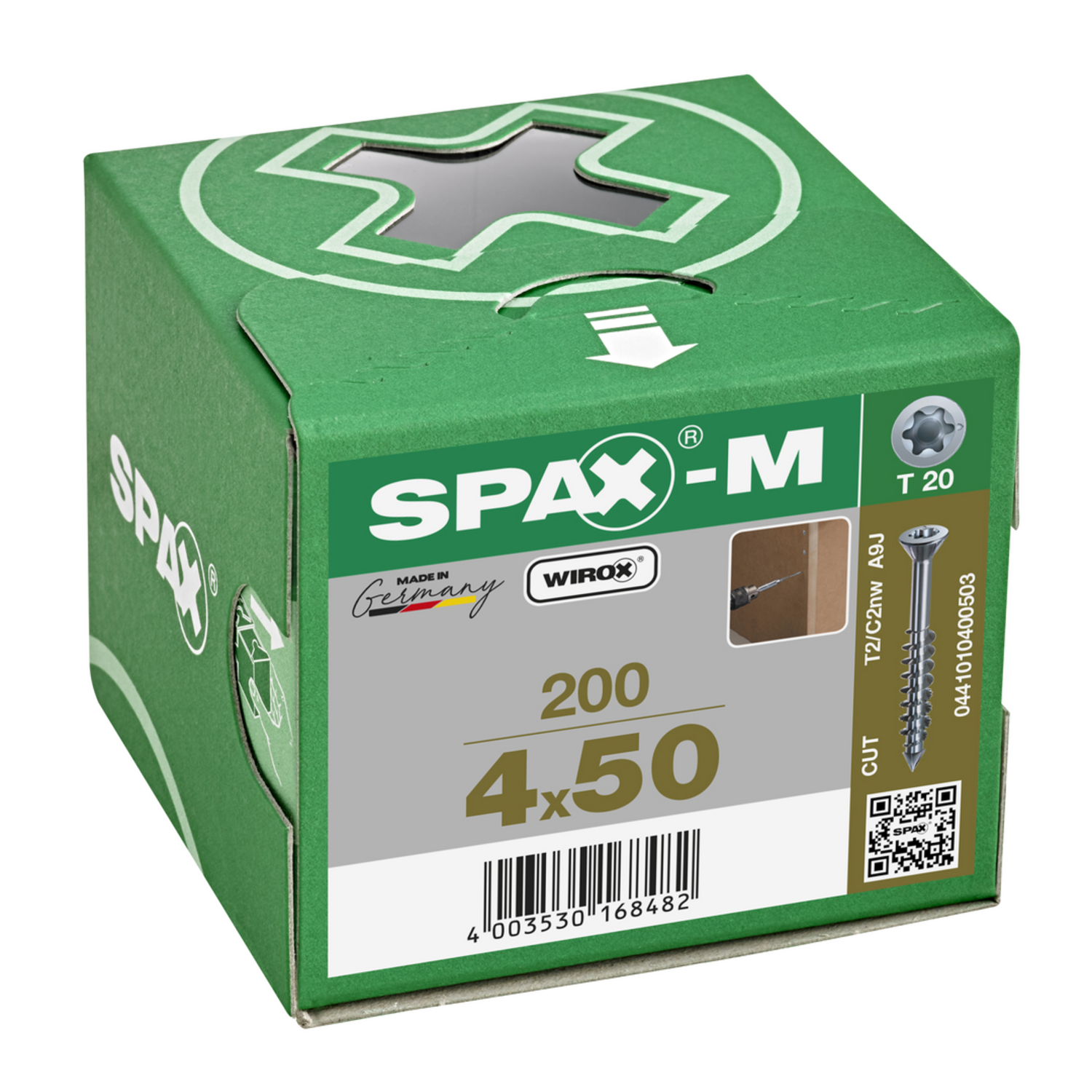 Spax-m vijs 4.0x50 met boorpunt