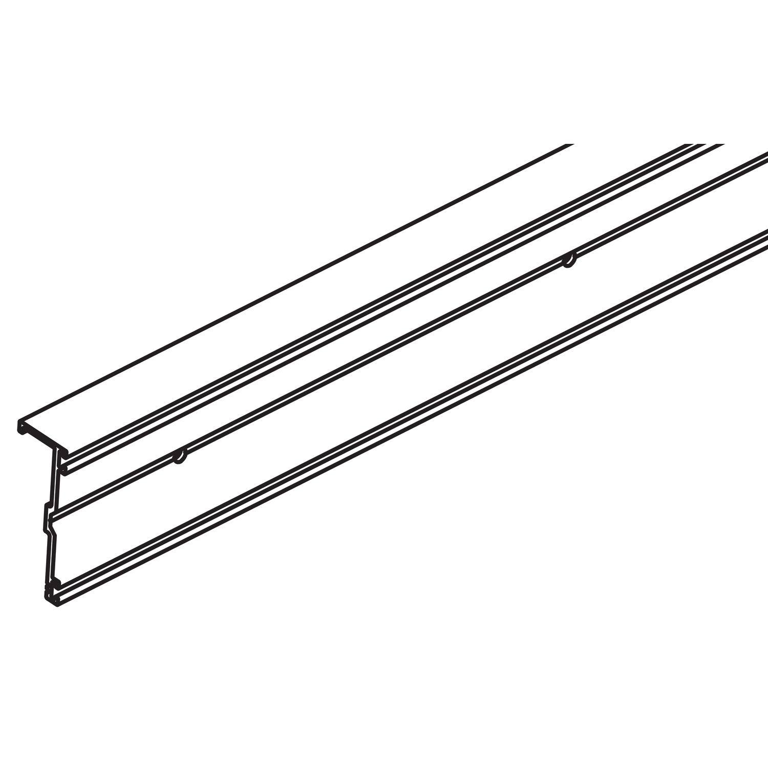 Hawa Porta GF profil de fixation 2500mm 
