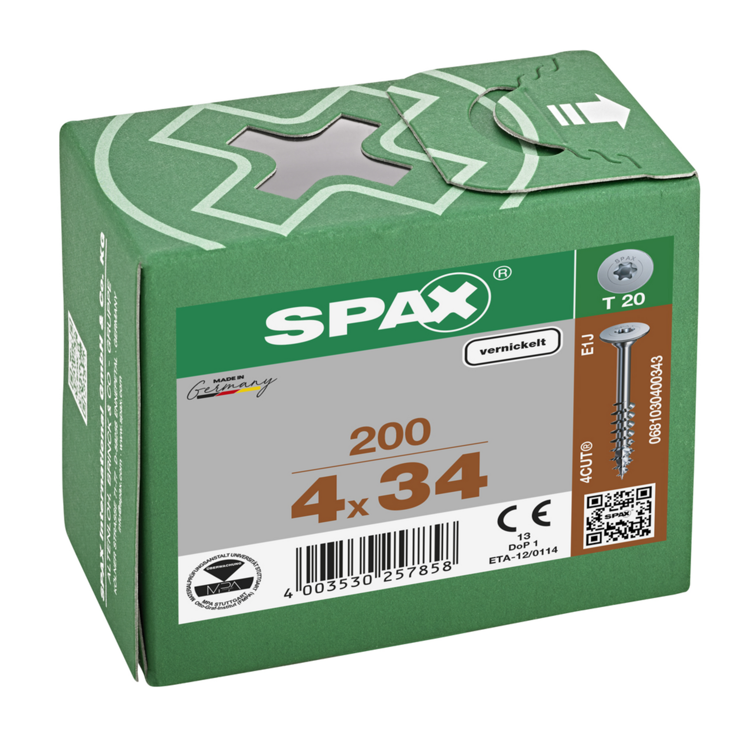 Spax connecteur T-STAR PLUS T20 4x34