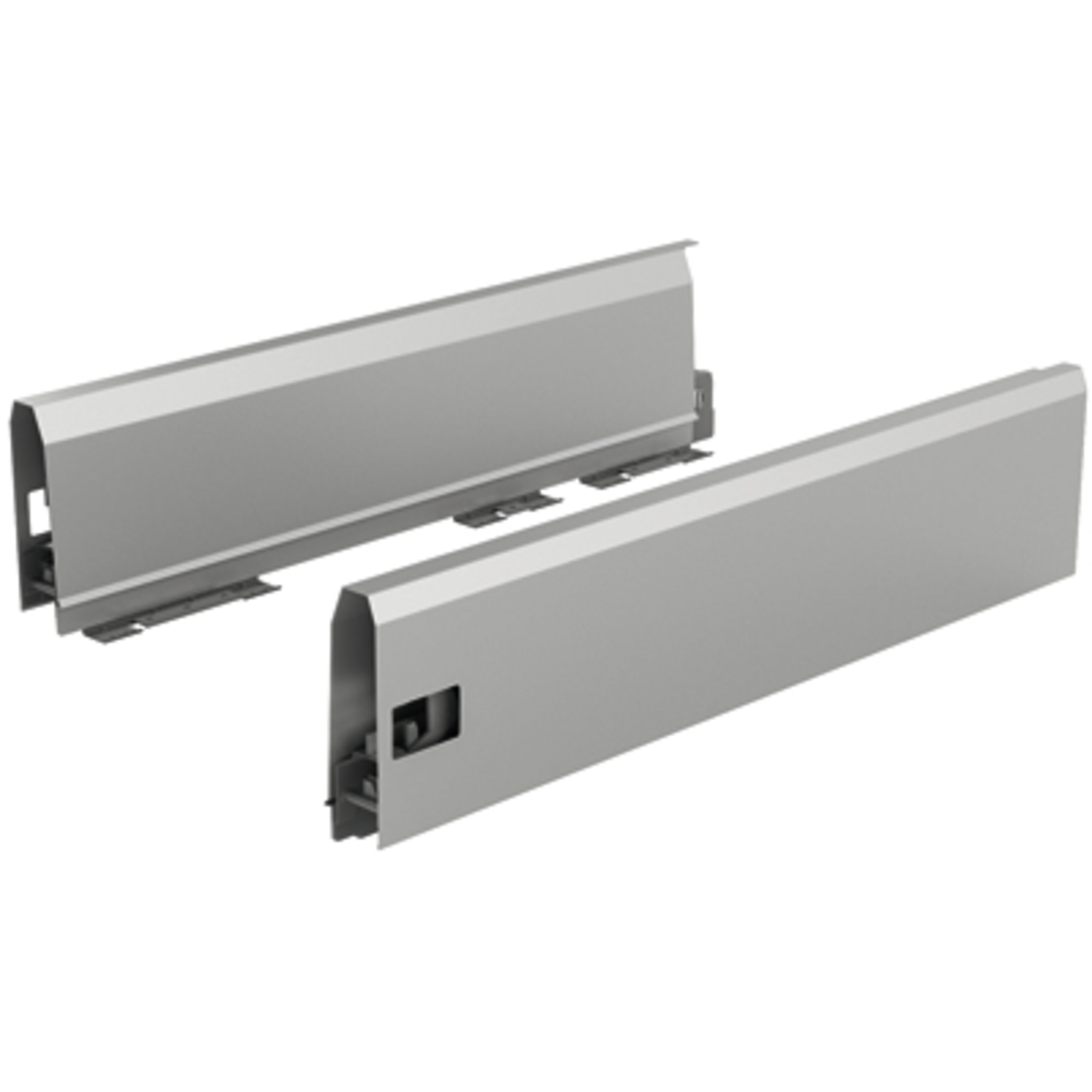 ArciTech Ladezijwand, ladezijwand hoogte 126 x NL 550 mm, zilver, links