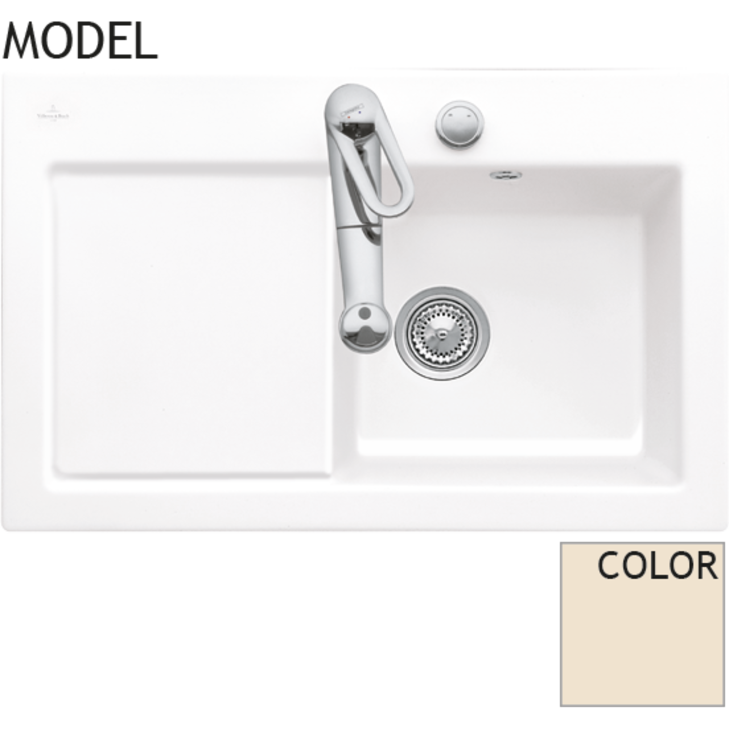 V&B 6714.01.fu subway 45d ivoire ceramicplus