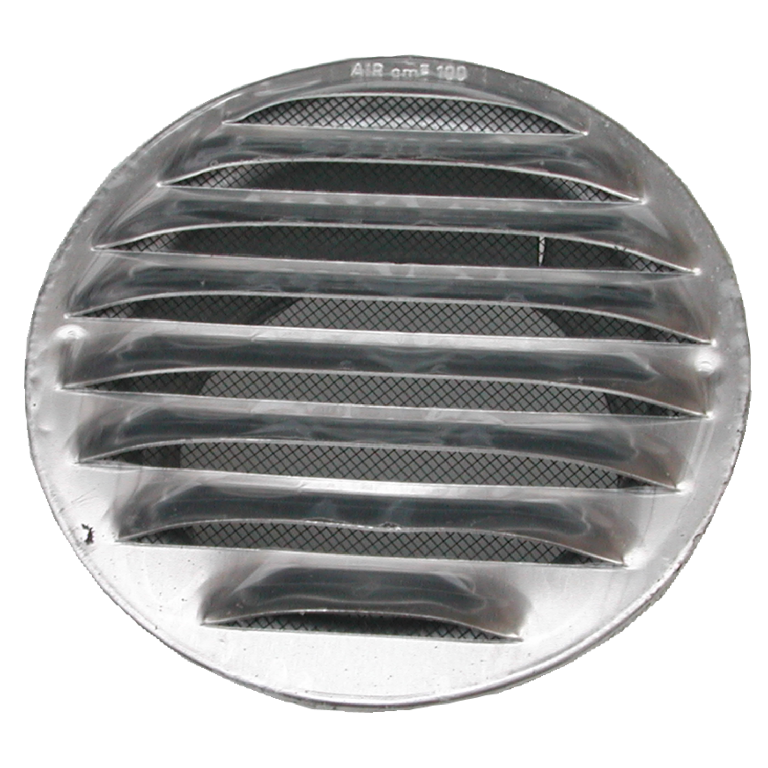 Grille ronde d.100mm alu  