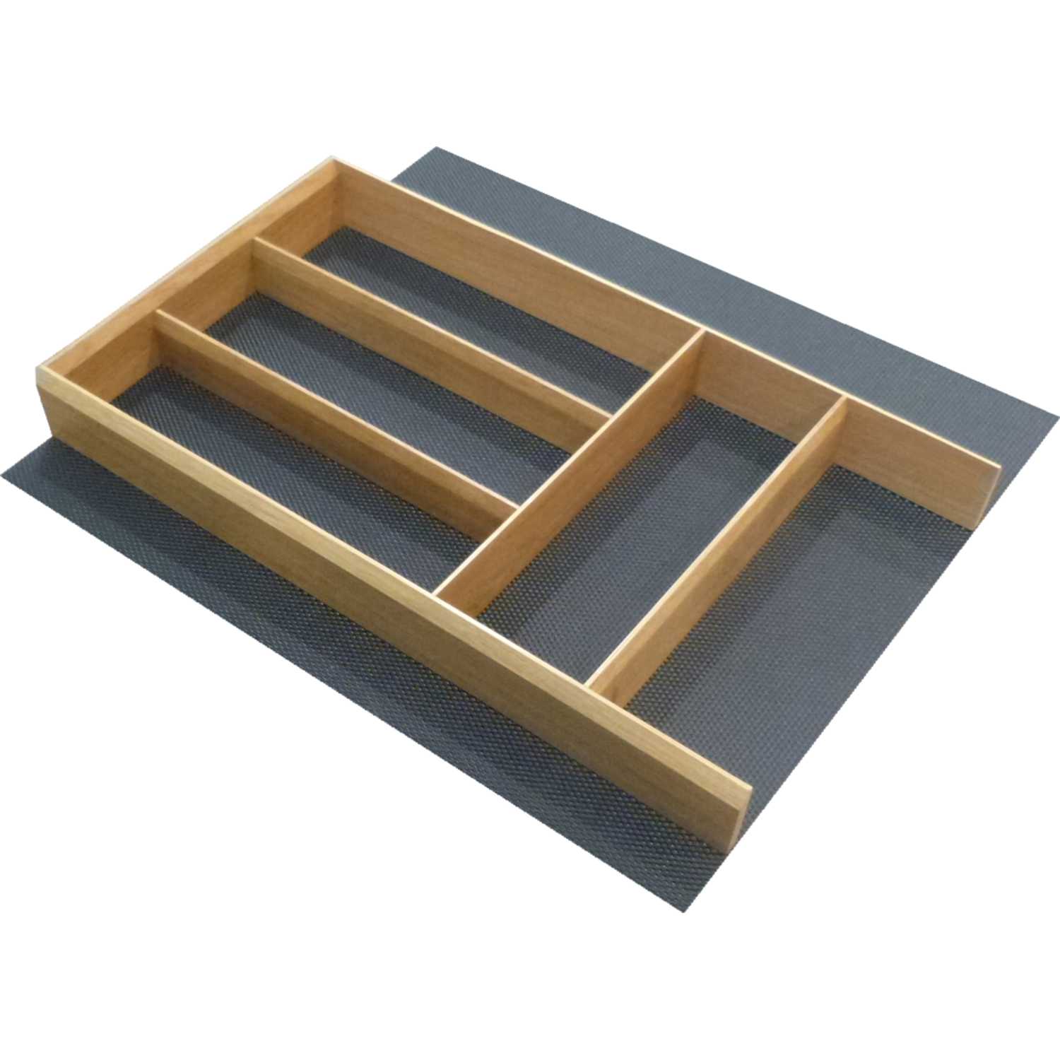 Modulo set bestekindeling eik + antslip zwart K120 473x1124x50mm