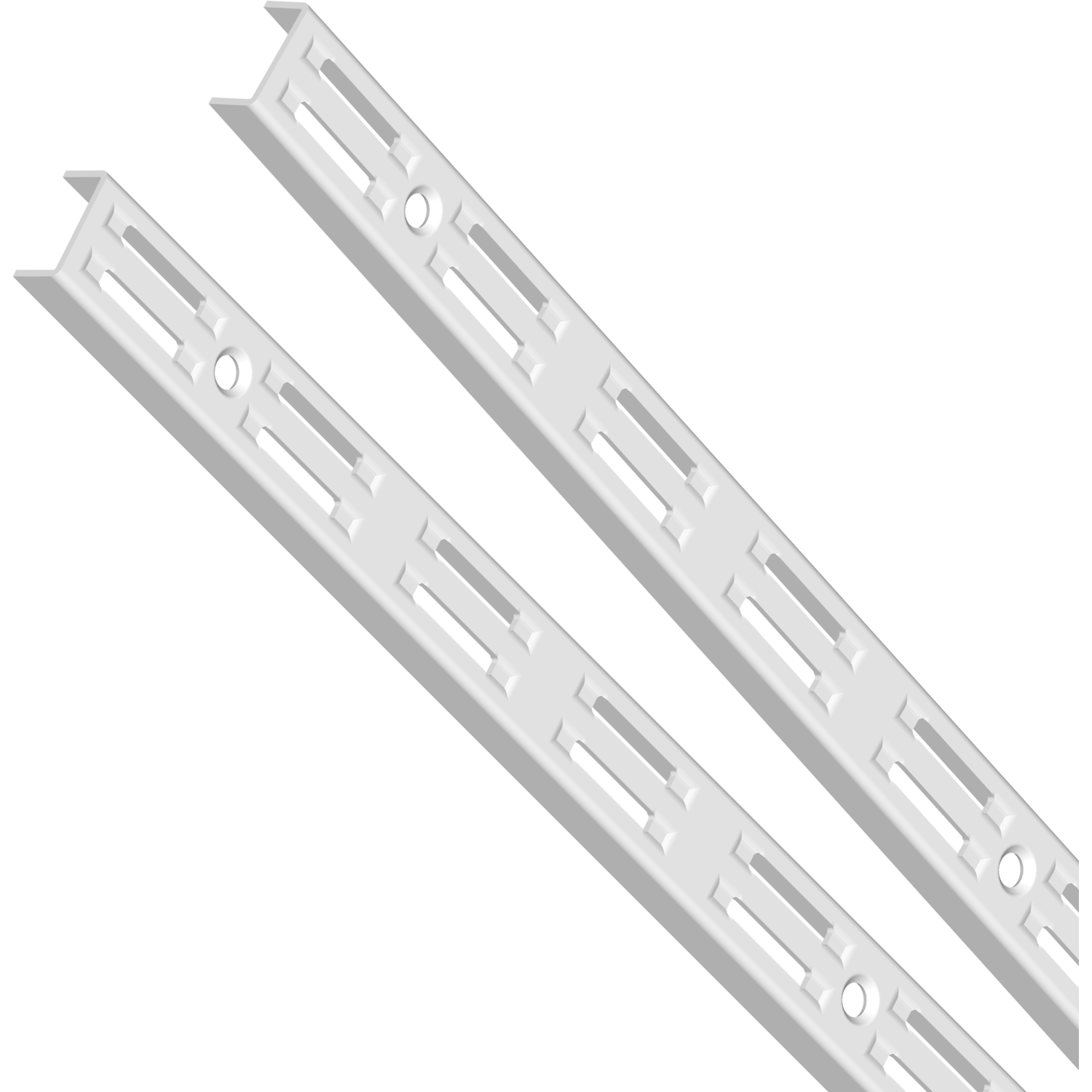 Set 2 cremailleres doubles element 5820 bl.1m 