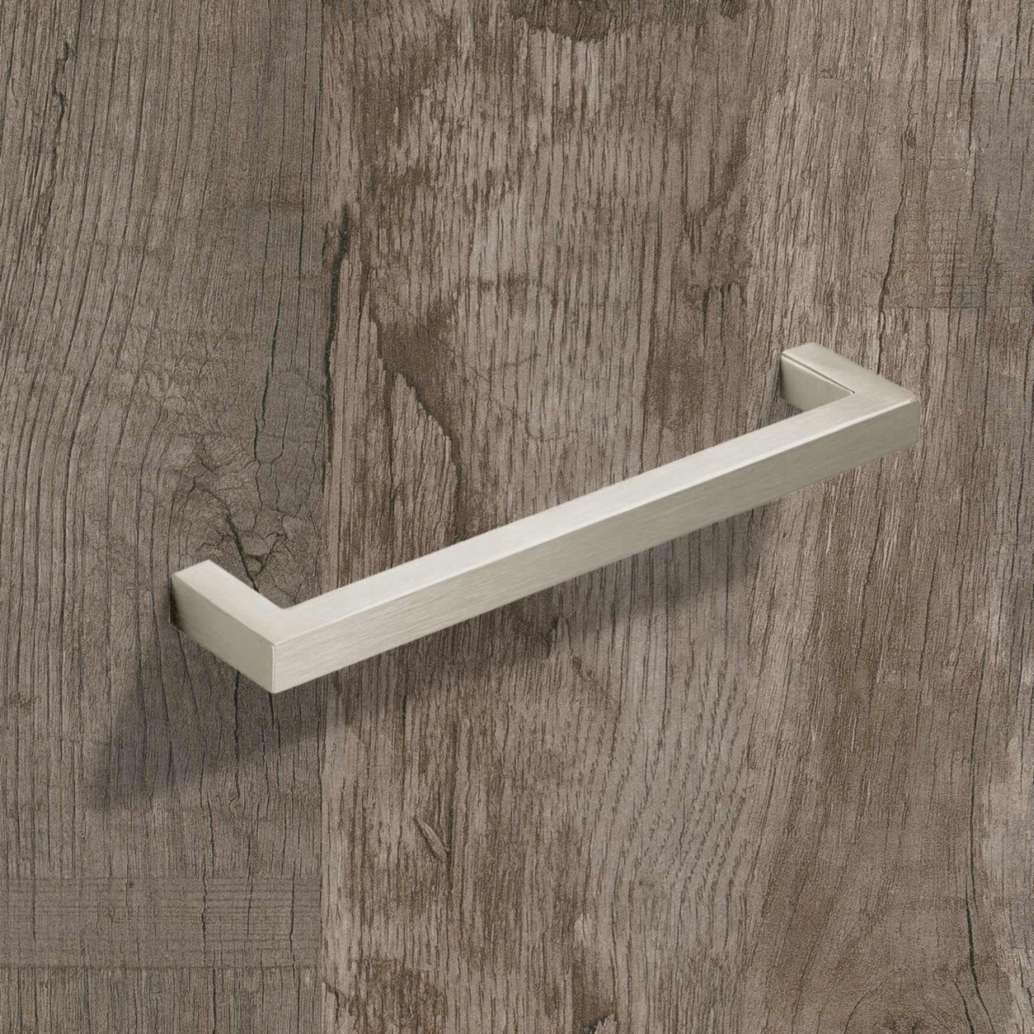 Poignée Anzio, entraxe de perçages 352, L 362 mm, B 10 mm, H 32 mm, Inox brossé