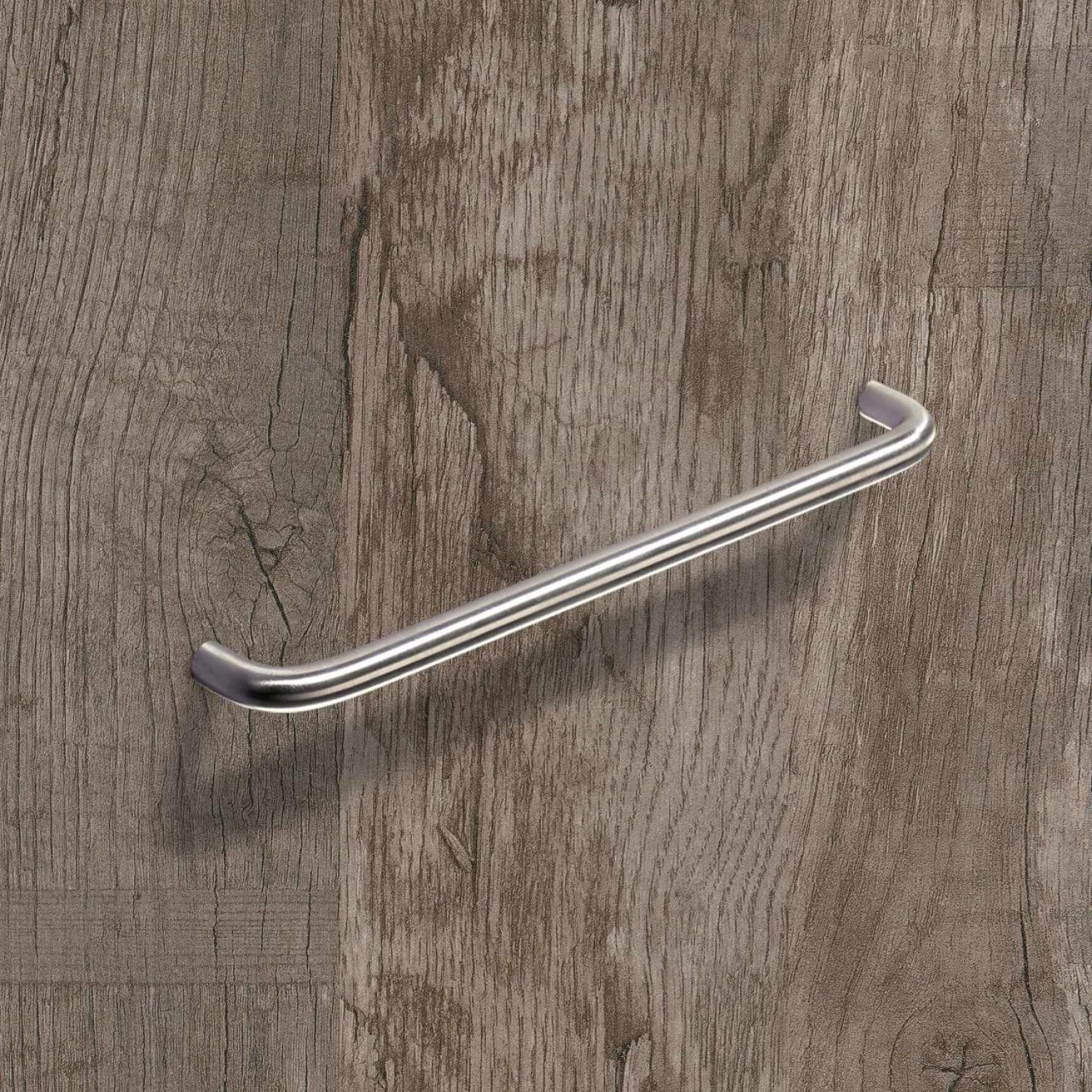 Greep Asopus, boorafstand 160, L 170 mm, H 32 mm, ø 10 mm, roestvrij staal geborsteld