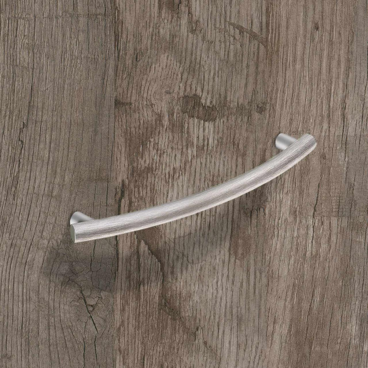 Greep Bathia, boorafstand 128, L 151 mm, B 8 mm, H 28 mm, roestvrij staal finish geborsteld