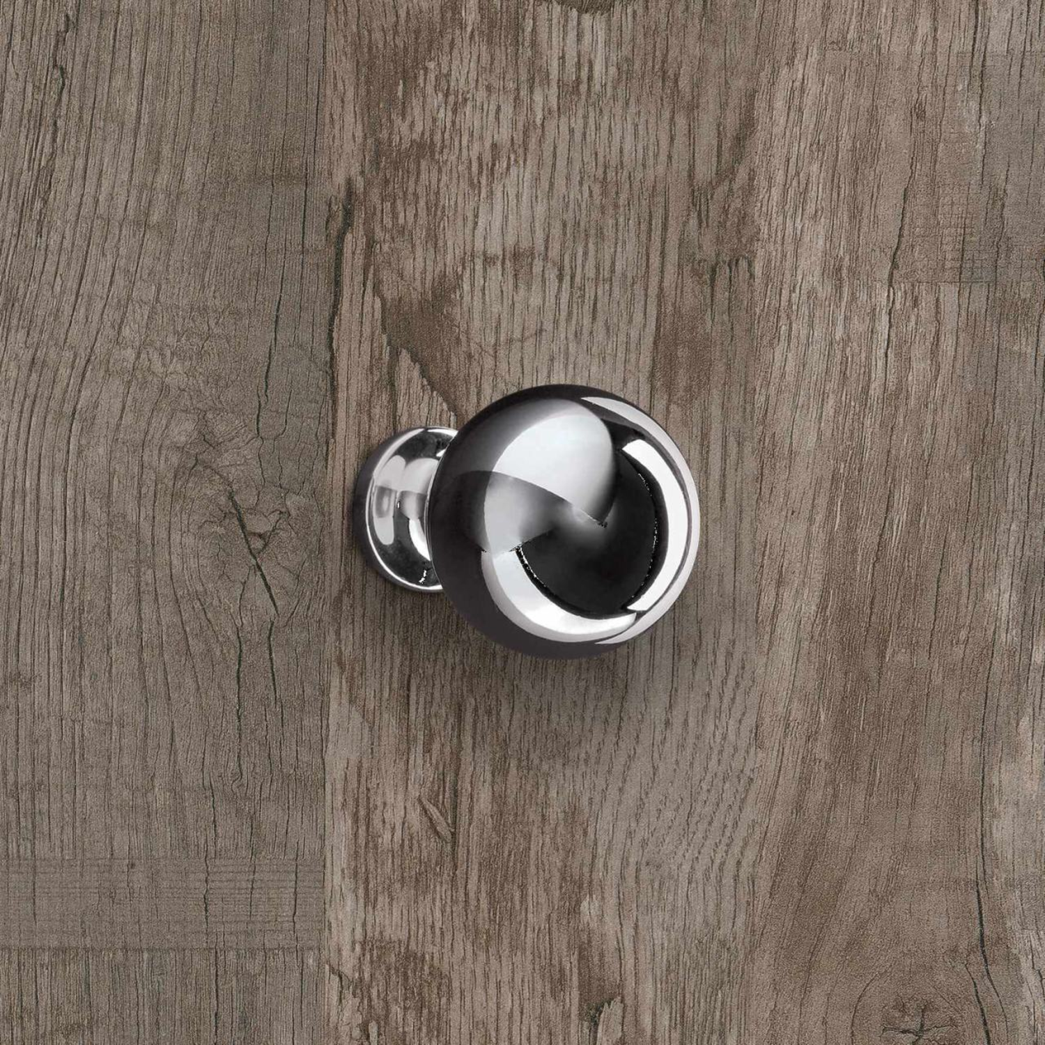 Bouton Bona, H 41 mm, ø 30 mm, chromé brillant