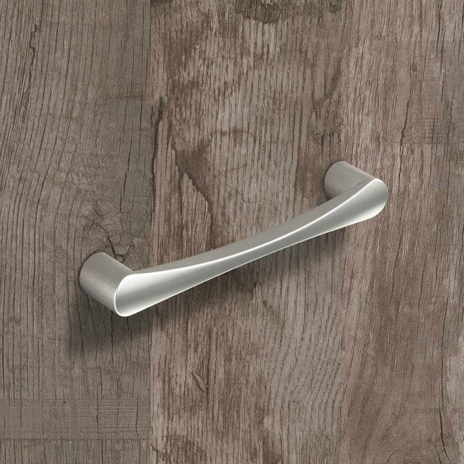 Poignée Bruxella, entraxe de perçages 160, L 180 mm, B 20 mm, H 36 mm, aspect inox brossé