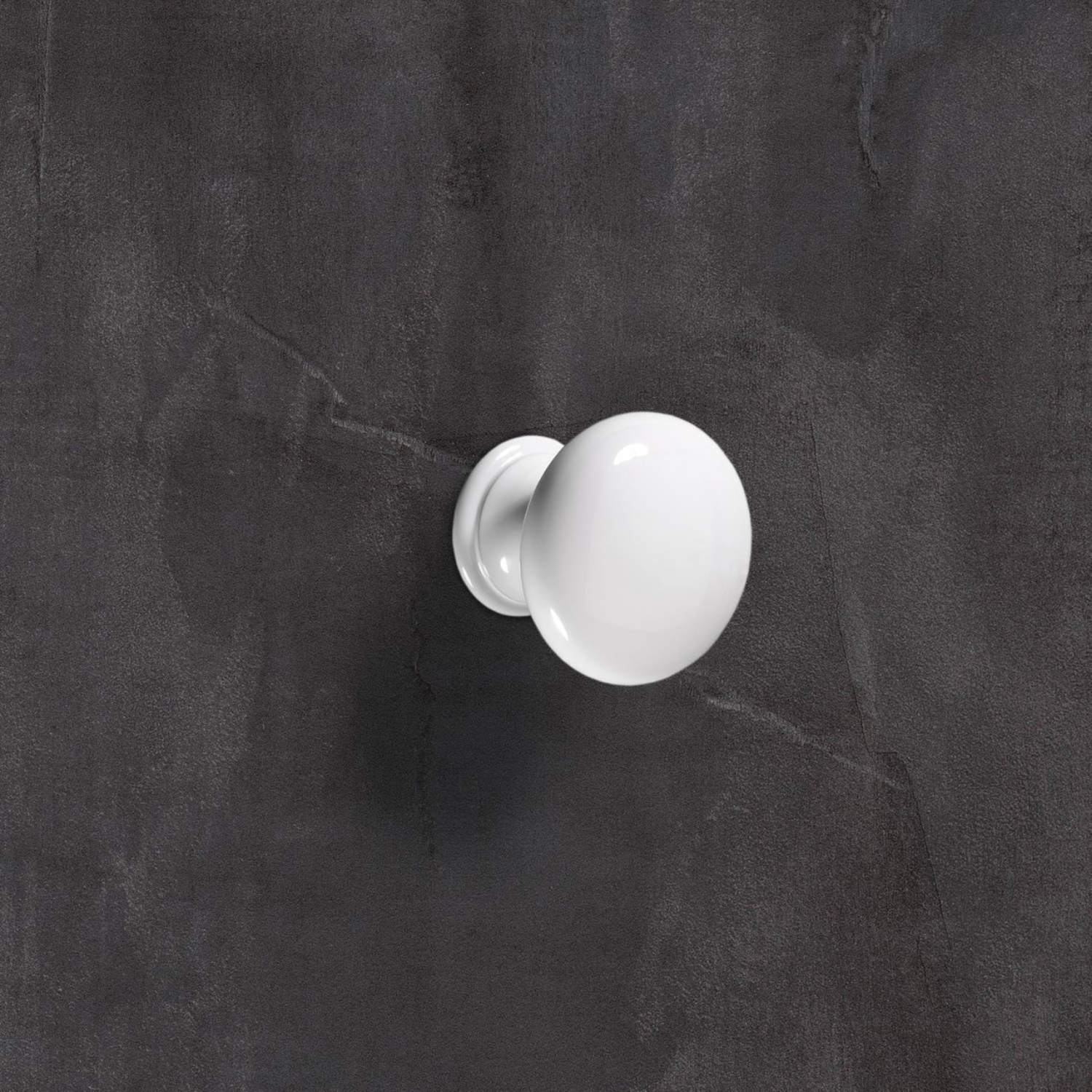 Bouton Cirpi, H 27 mm, ø 30 mm, blanc
