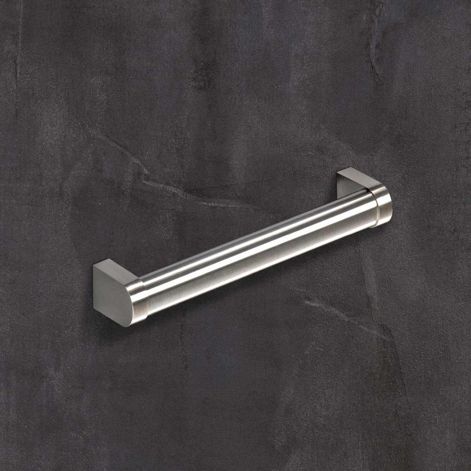 Poignée Como, entraxe de perçages 192, L 204 mm, B 26 mm, H 45 mm, inox brossé / aspect inox brossé