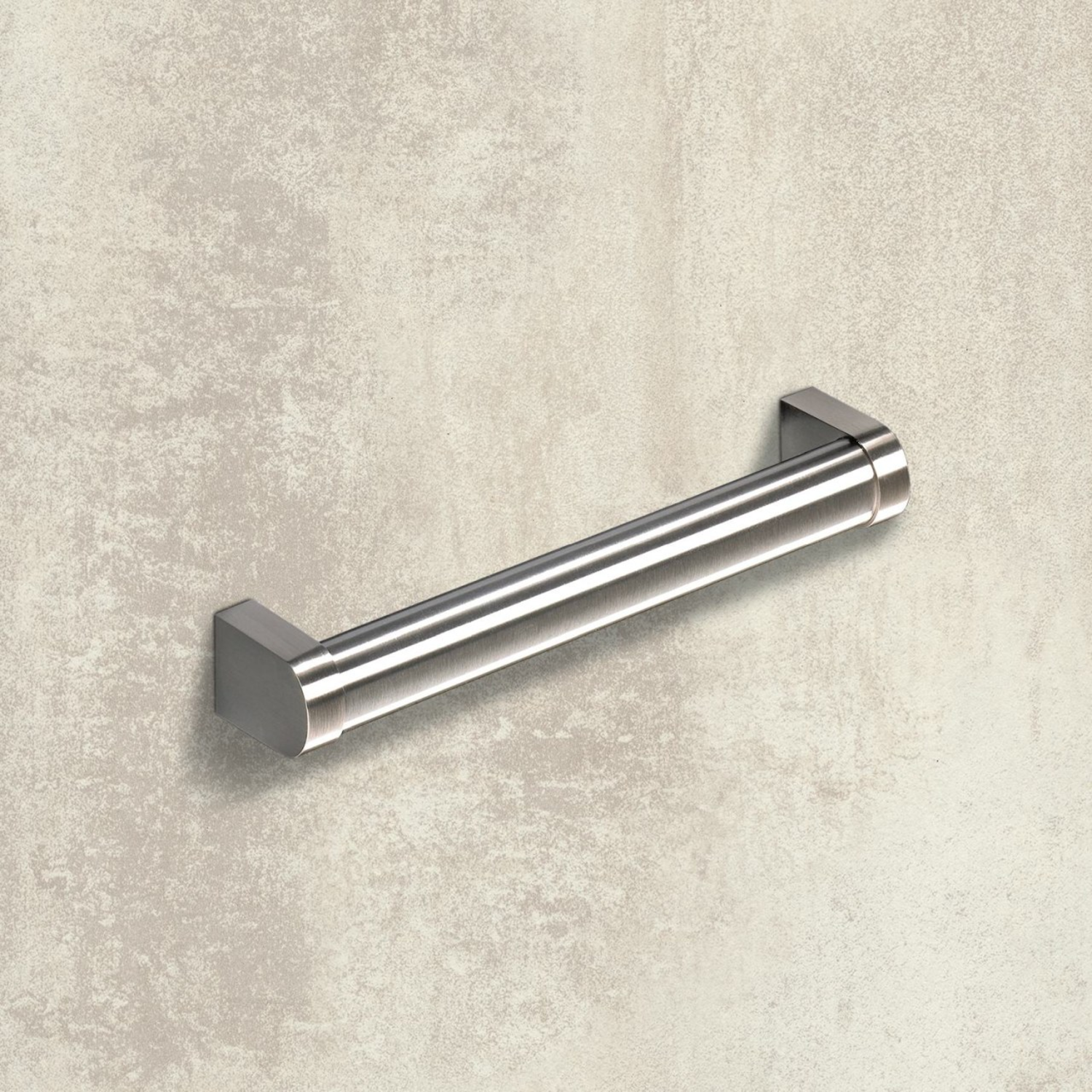 Poignée Como, entraxe de perçages 192, L 204 mm, B 26 mm, H 45 mm, inox brossé / aspect inox brossé