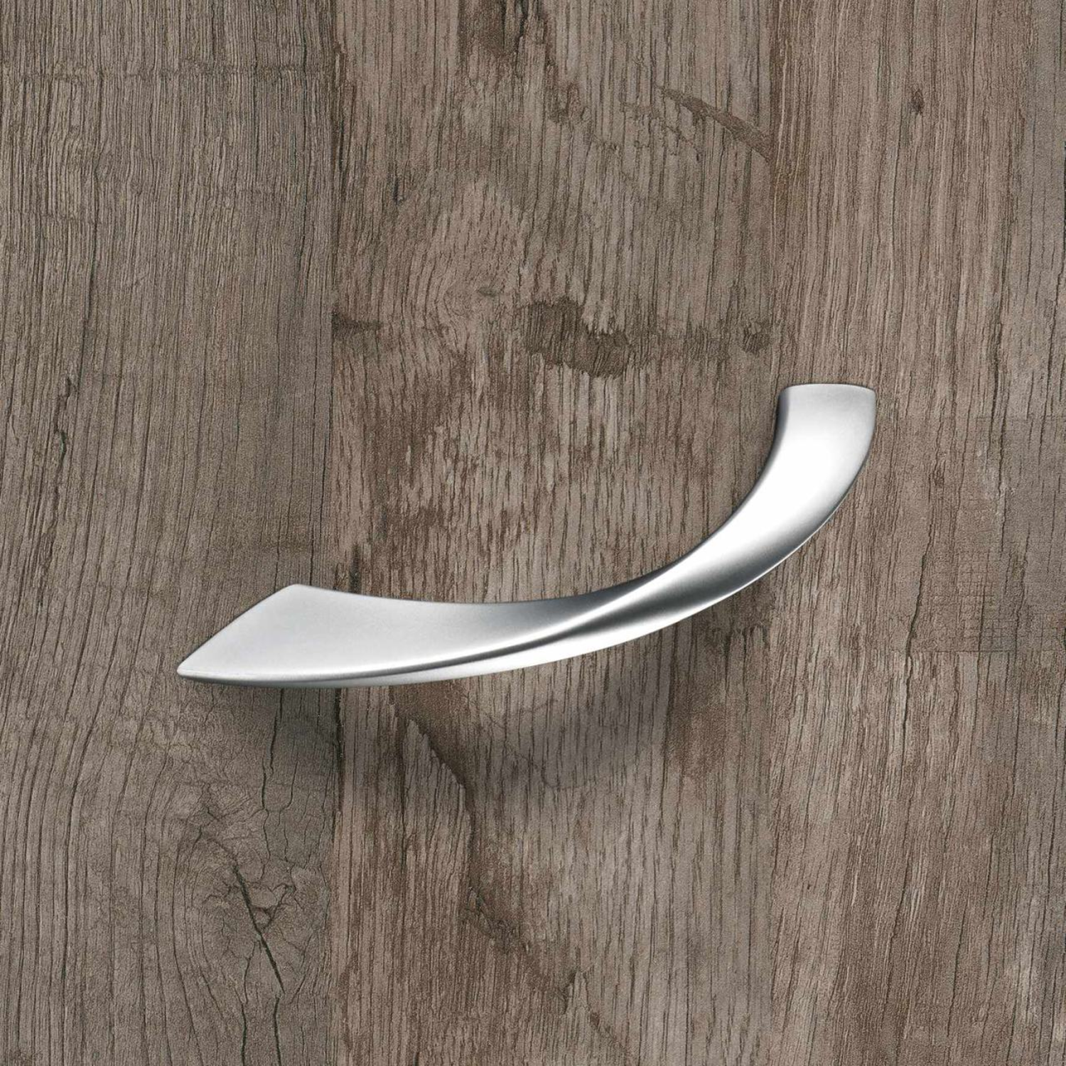 Greep Coria, boorafstand 128, L 151 mm, B 16 mm, H 34 mm, Mat verchroomd