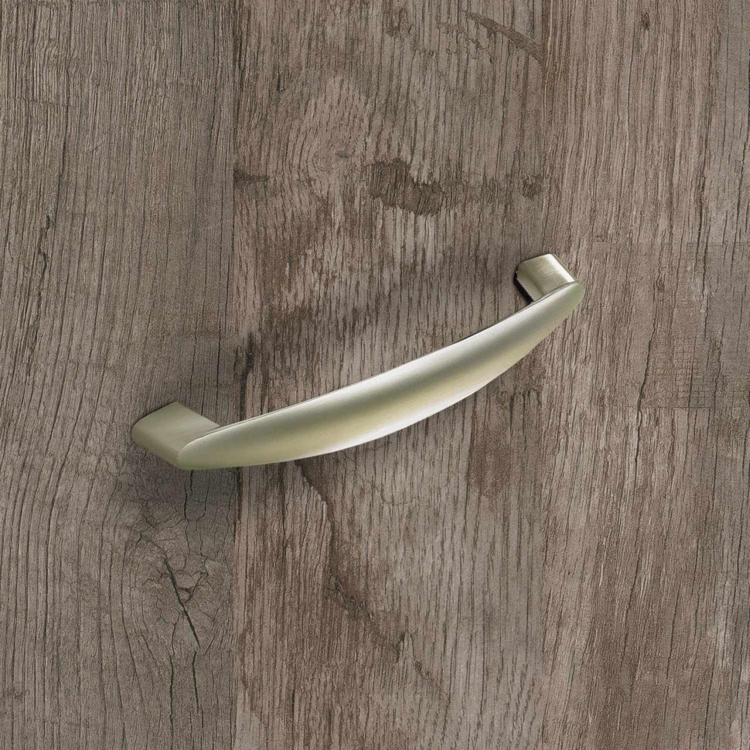 Poignée Dinia, entraxe de perçages 96, L 118 mm, B 16 mm, H 28 mm, aspect inox brossé