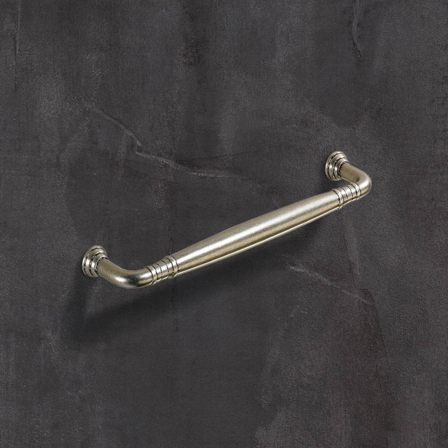 Greep Gissi, boorafstand 128, H 29 mm, ø 12 mm, tinkleurig