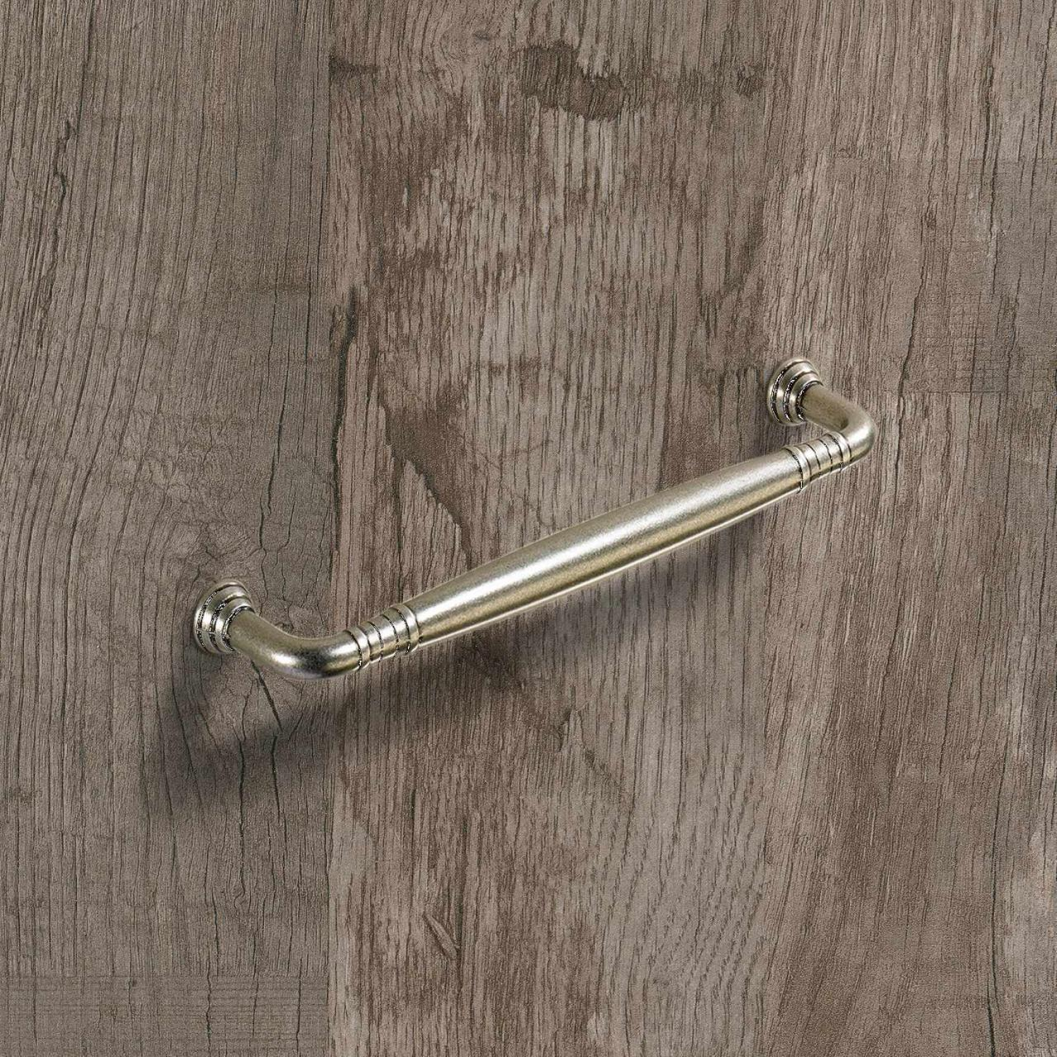 Greep Gissi, boorafstand 128, H 29 mm, ø 12 mm, tinkleurig