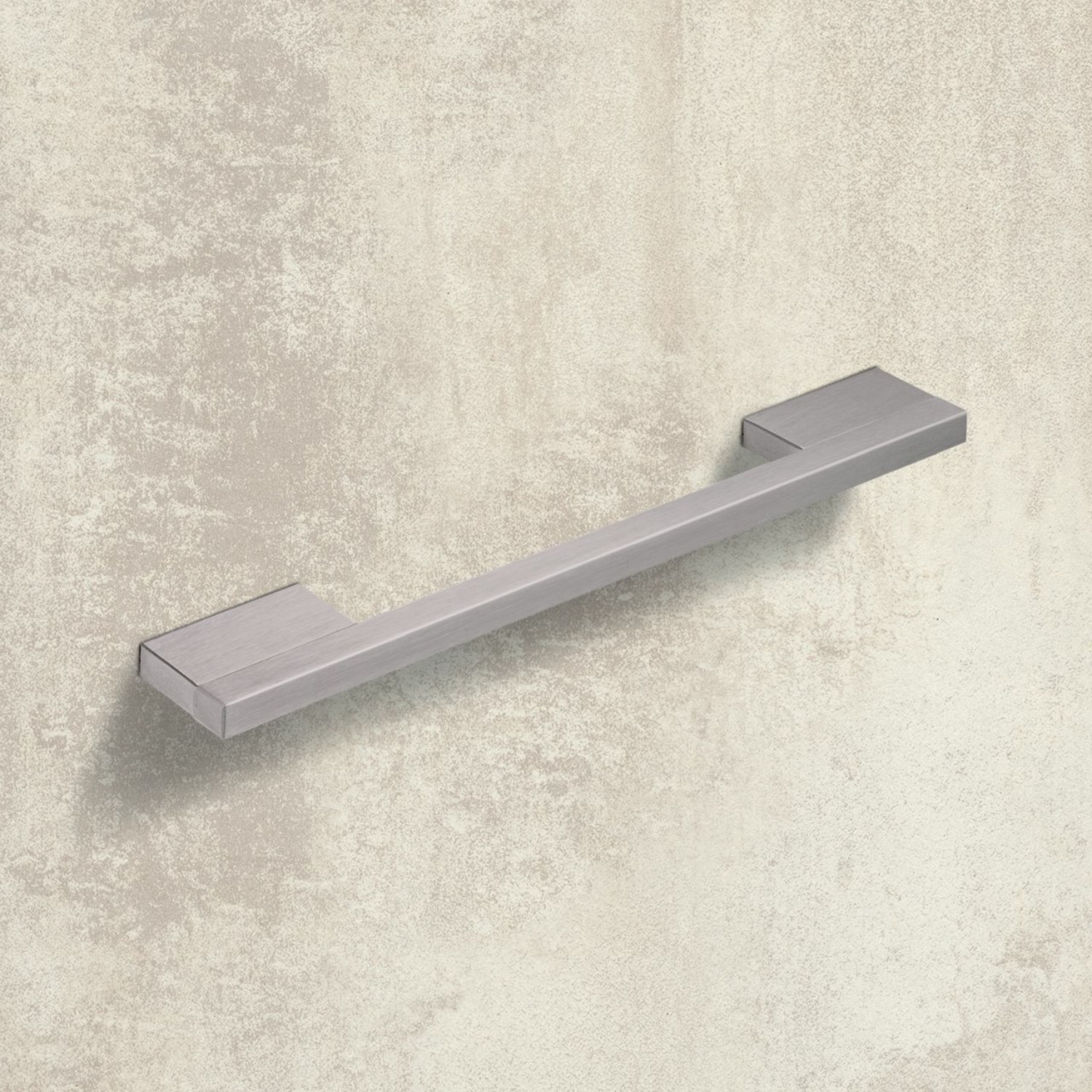 Poignée Imperia, entraxe de perçages 192, L 220 mm, B 9 mm, H 35 mm, aspect inox brossé