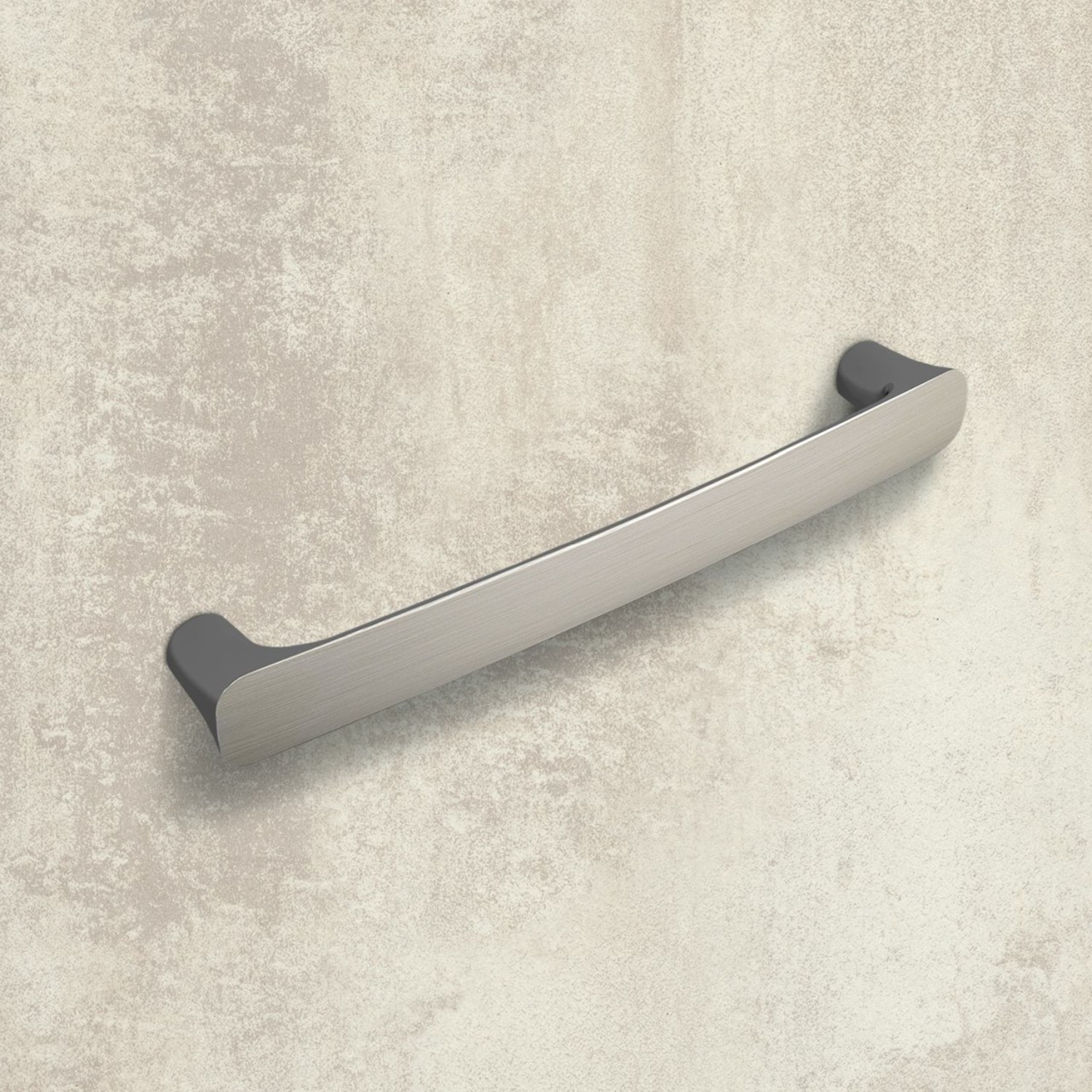 Greep Istrana, boorafstand 192, L 214 mm, B 25 mm, H 32 mm, roestvrij staal finish geborsteld
