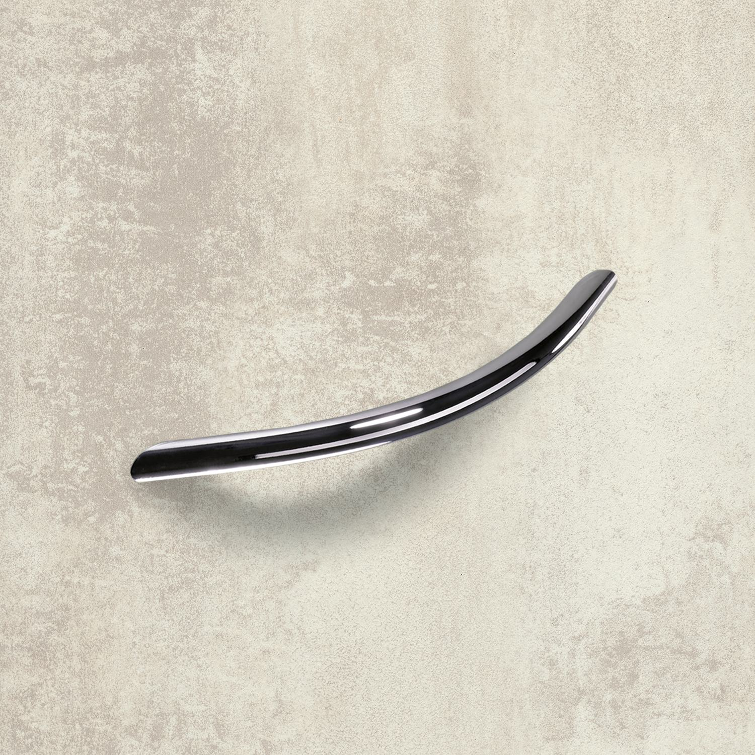 Greep Nicia, boorafstand 160, L 184 mm, H 32 mm, ø 10 mm, glans verchroomd