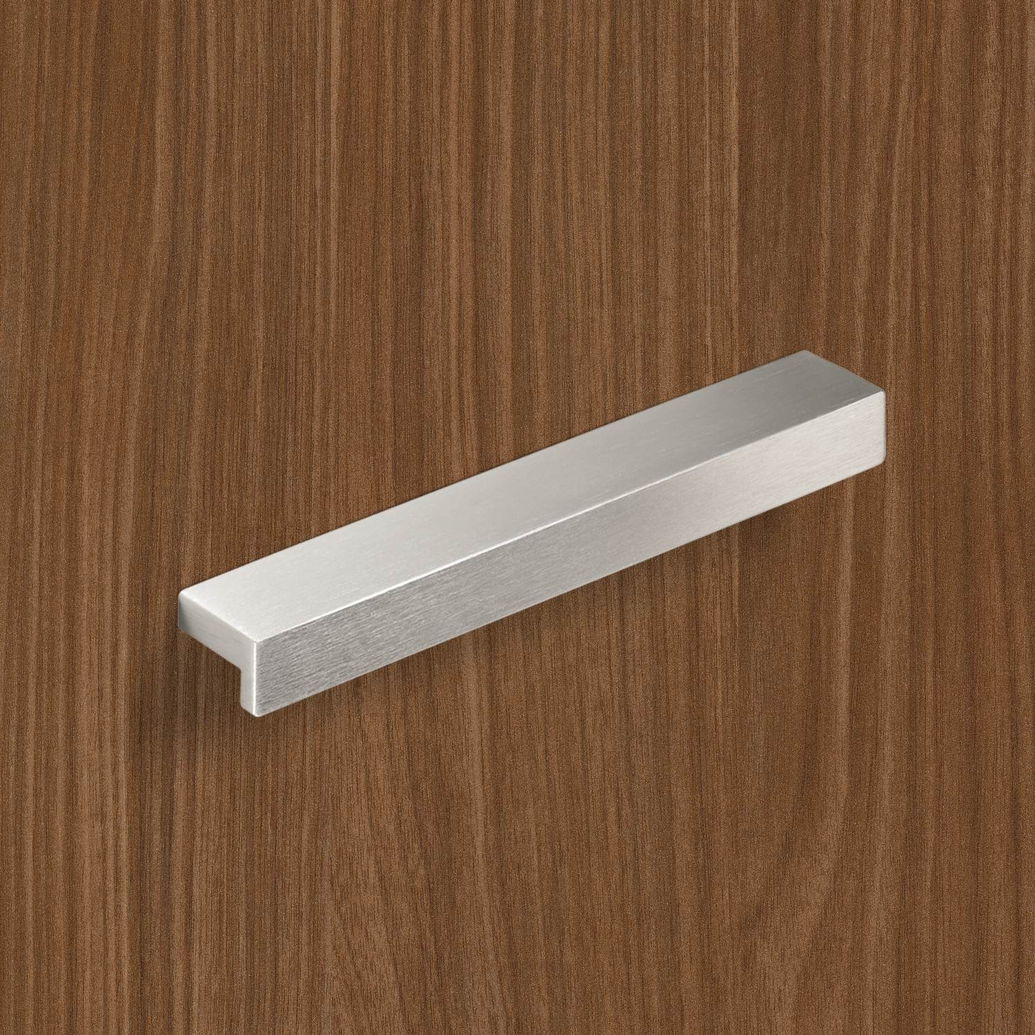 Greep Rovigo, boorafstand 96, L 111 mm, B 16 mm, H 25 mm, roestvrij staal finish geborsteld