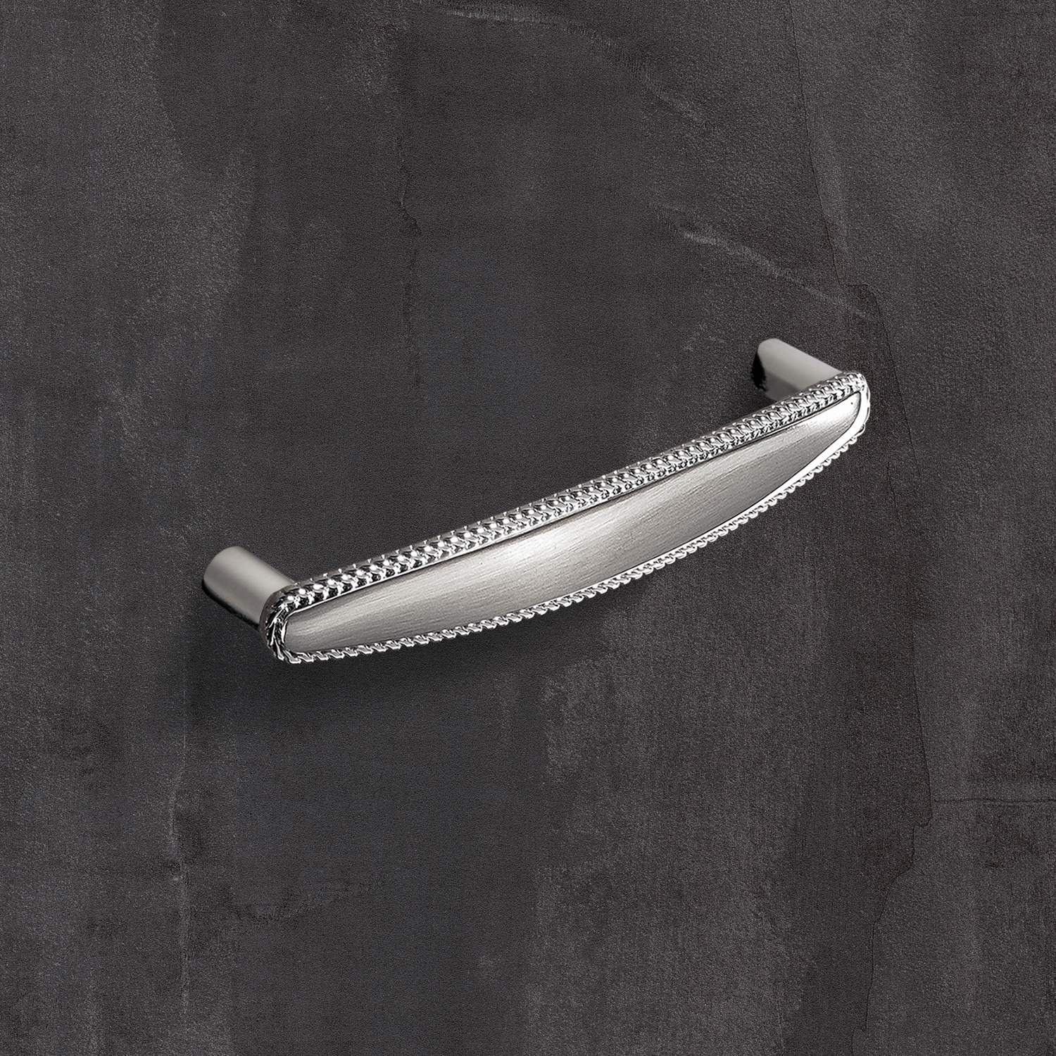 Greep Savelli, boorafstand 128, L 140 mm, B 18 mm, H 29 mm, roestvrij staal finish geborsteld