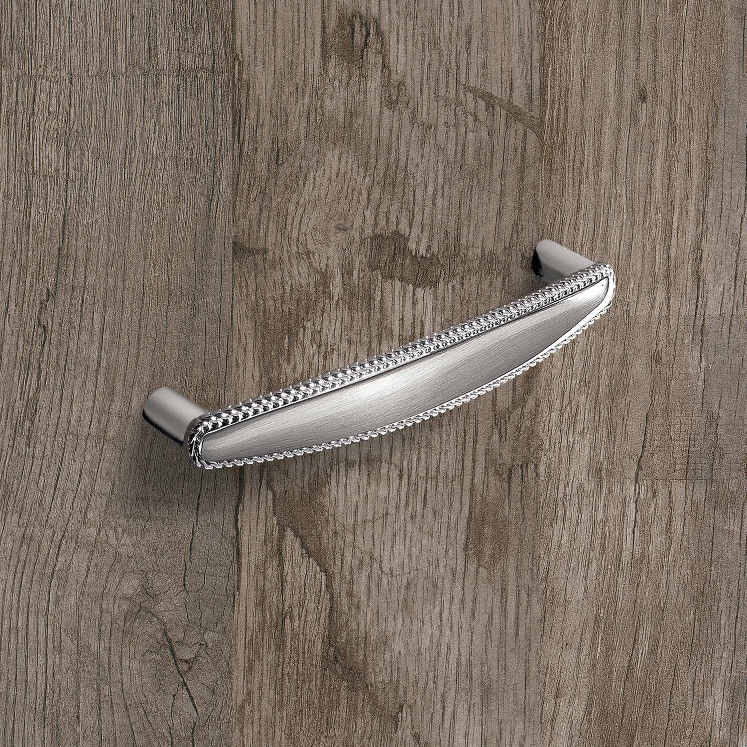 Greep Savelli, boorafstand 128, L 140 mm, B 18 mm, H 29 mm, roestvrij staal finish geborsteld